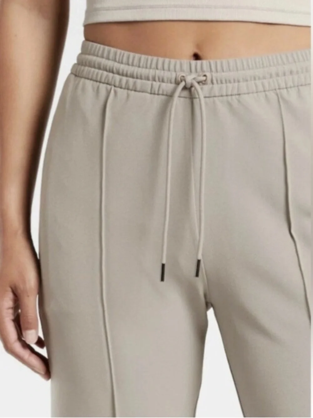 ATHLETA Endeavor Jogger Pant Buff Grey Size 12 - Picture 2 of 14